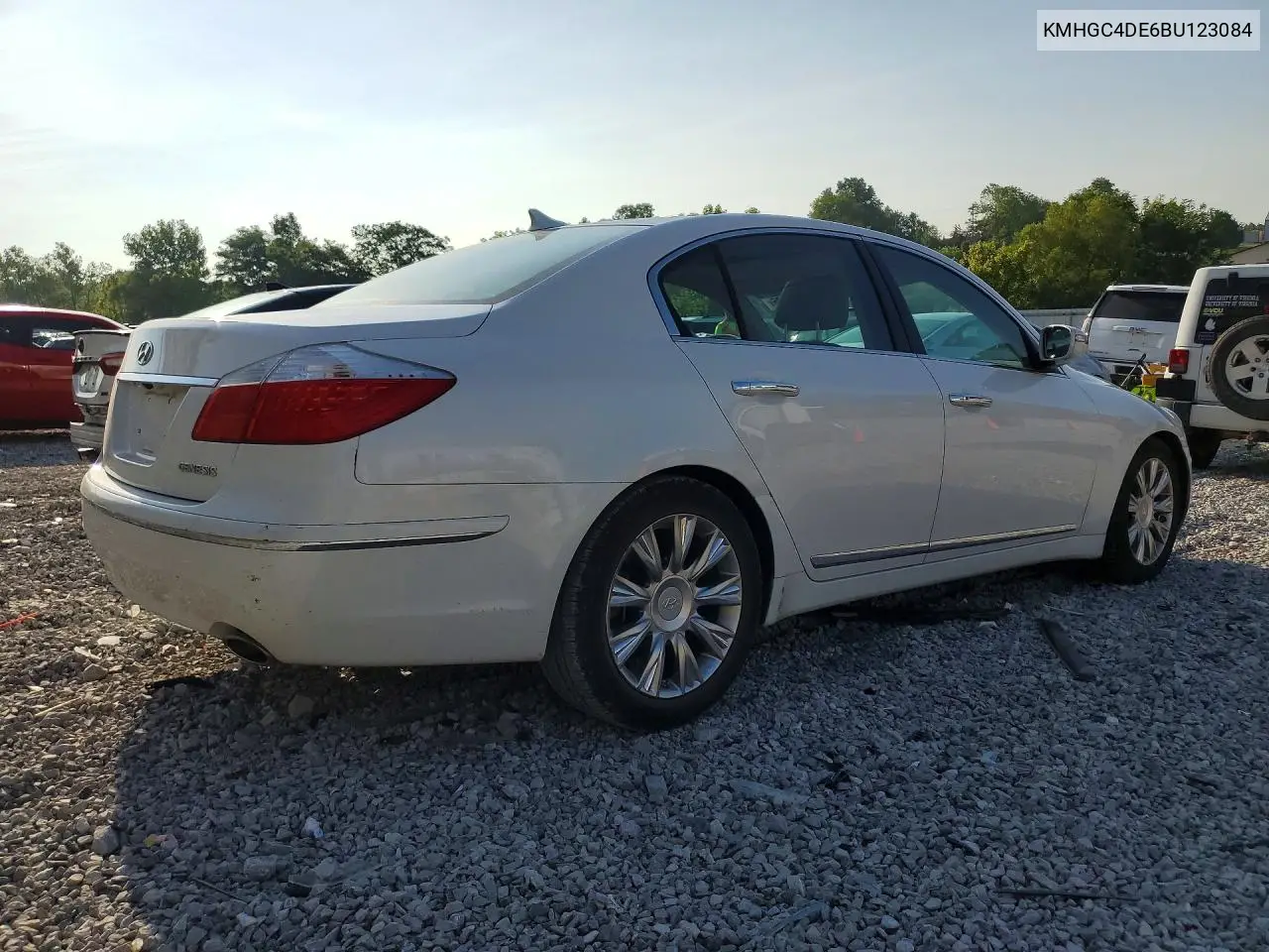 2011 Hyundai Genesis 3.8L VIN: KMHGC4DE6BU123084 Lot: 61148436