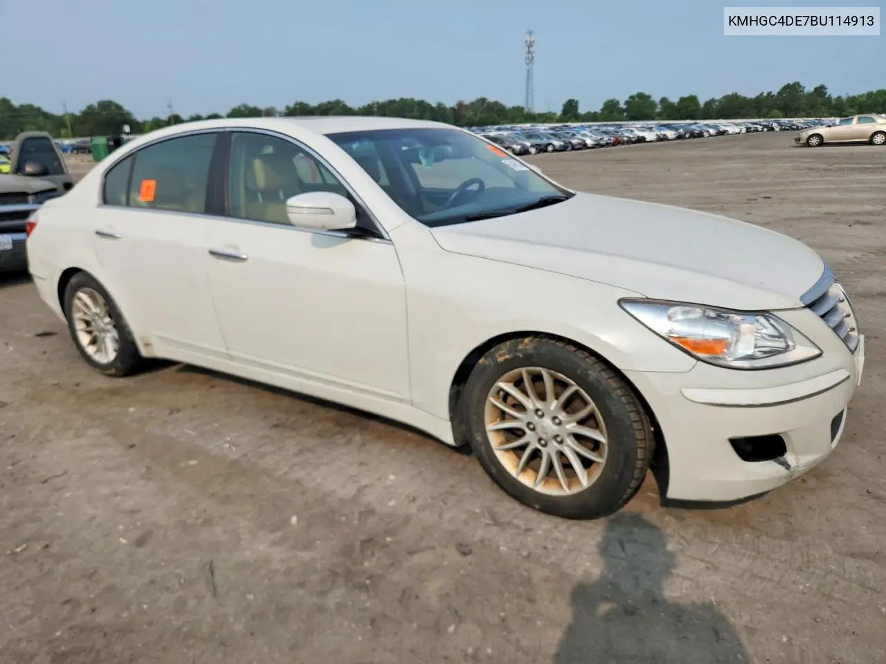 2011 Hyundai Genesis 3.8L VIN: KMHGC4DE7BU114913 Lot: 61486016