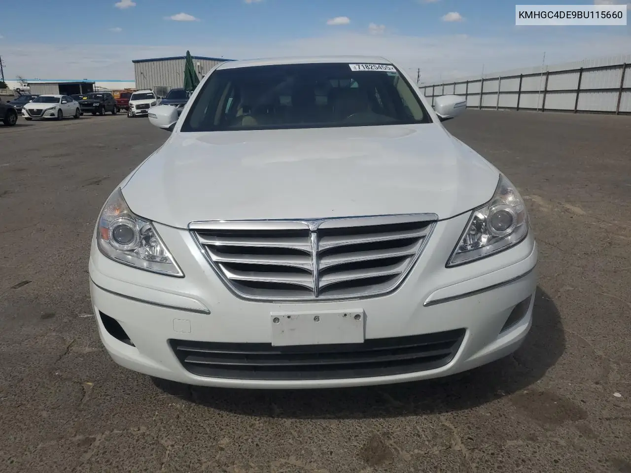 KMHGC4DE9BU115660 2011 Hyundai Genesis 3.8L
