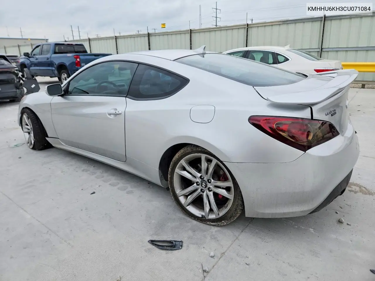 2012 Hyundai Genesis Coupe 3.8L VIN: KMHHU6KH3CU071084 Lot: 49652036
