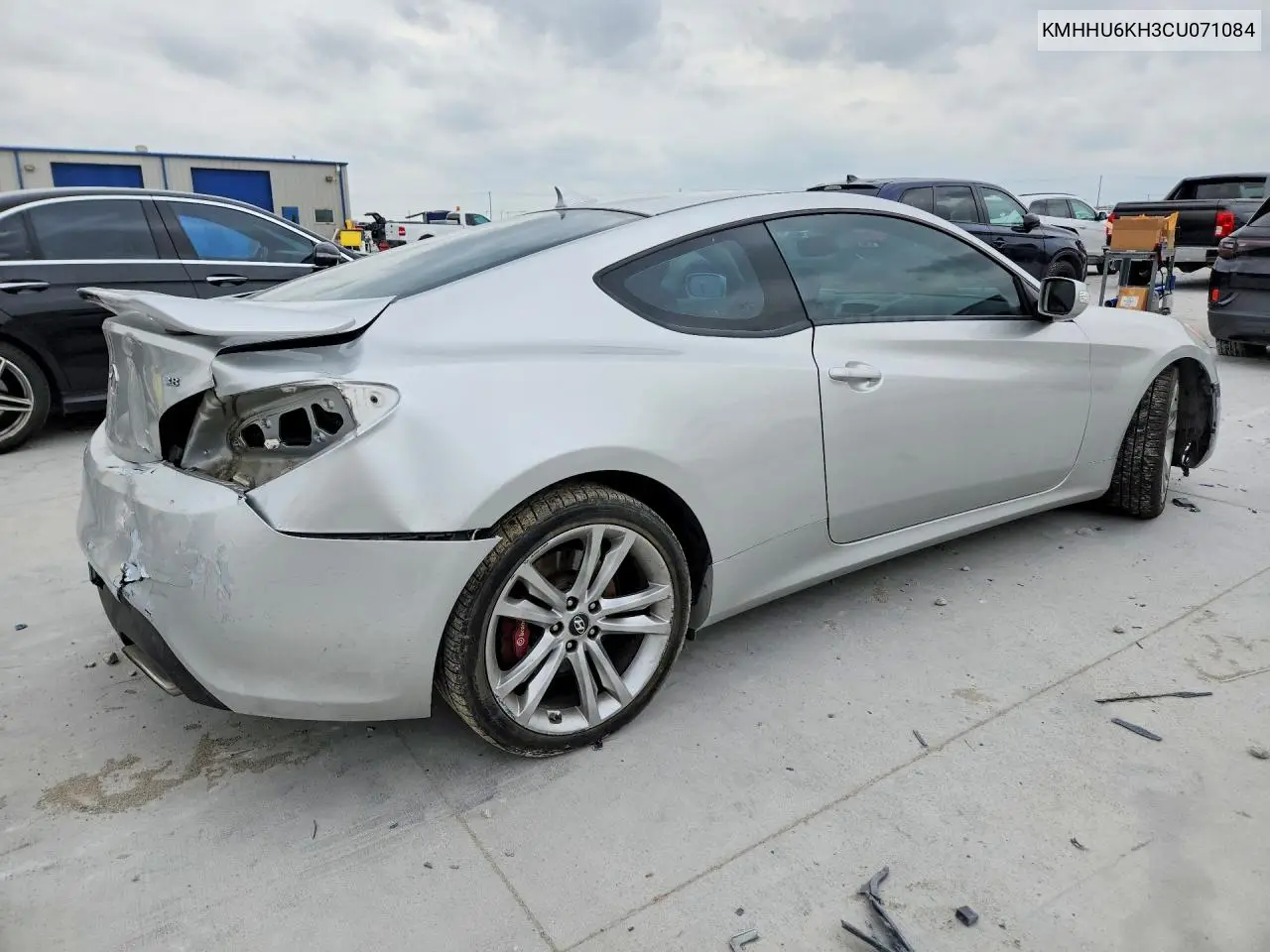 2012 Hyundai Genesis Coupe 3.8L VIN: KMHHU6KH3CU071084 Lot: 49652036