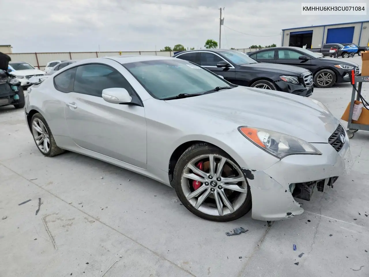 2012 Hyundai Genesis Coupe 3.8L VIN: KMHHU6KH3CU071084 Lot: 49652036