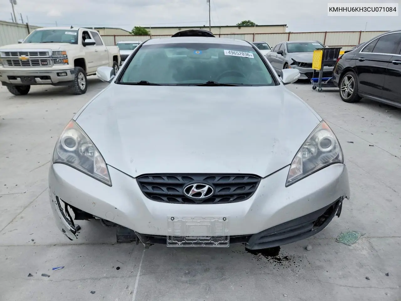 2012 Hyundai Genesis Coupe 3.8L VIN: KMHHU6KH3CU071084 Lot: 49652036