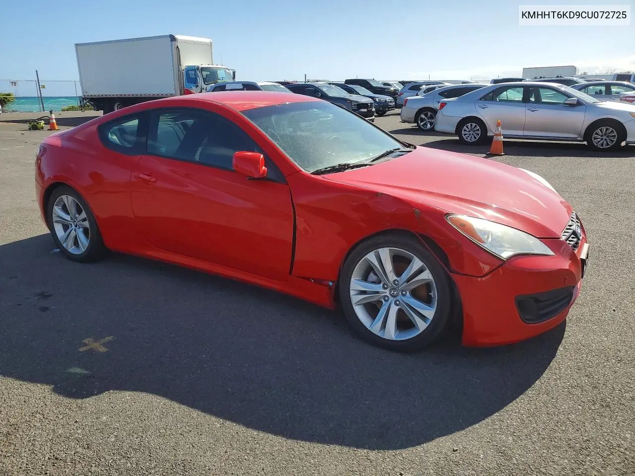 2012 Hyundai Genesis Coupe 2.0T VIN: KMHHT6KD9CU072725 Lot: 52241516