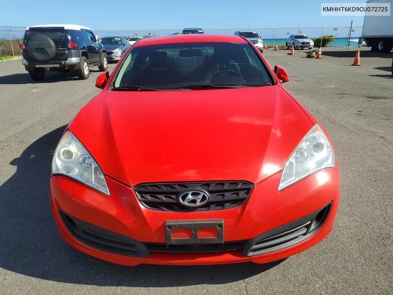 2012 Hyundai Genesis Coupe 2.0T VIN: KMHHT6KD9CU072725 Lot: 52241516