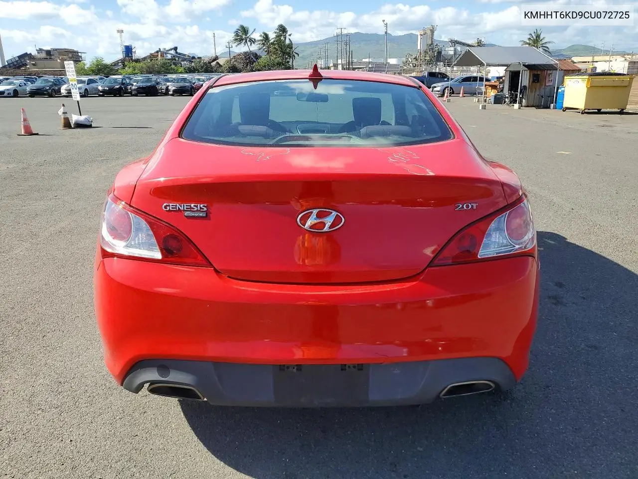 2012 Hyundai Genesis Coupe 2.0T VIN: KMHHT6KD9CU072725 Lot: 52241516