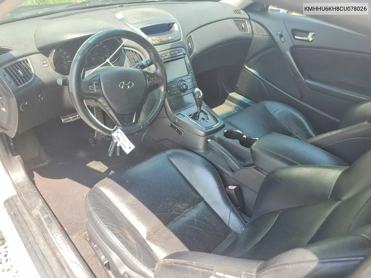2012 Hyundai Genesis Coupe 3.8L VIN: KMHHU6KH8CU078029 Lot: 54506576