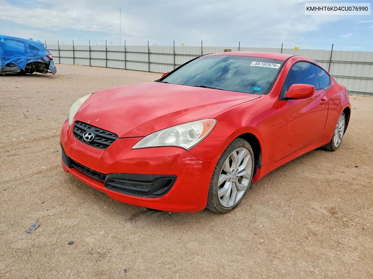 2012 Hyundai Genesis Coupe 2.0T VIN: KMHHT6KD4CU076990 Lot: 56192976