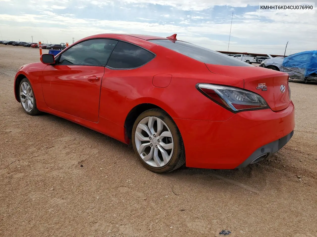 2012 Hyundai Genesis Coupe 2.0T VIN: KMHHT6KD4CU076990 Lot: 56192976