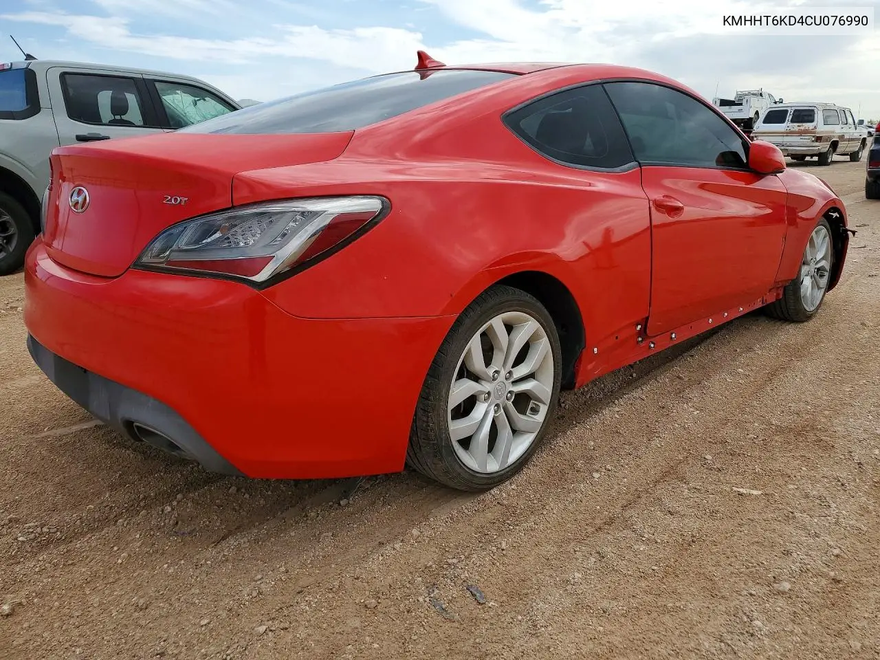 2012 Hyundai Genesis Coupe 2.0T VIN: KMHHT6KD4CU076990 Lot: 56192976