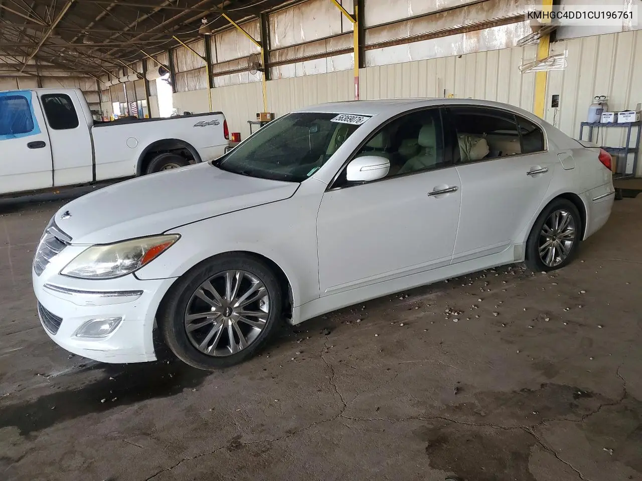 2012 Hyundai Genesis 3.8L VIN: KMHGC4DD1CU196761 Lot: 56369076