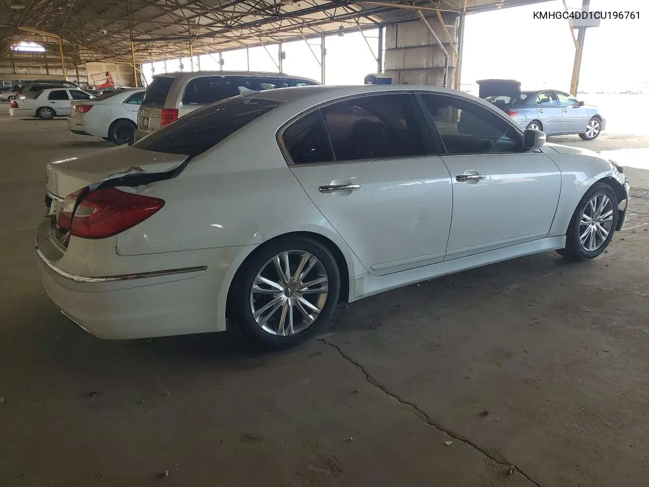 2012 Hyundai Genesis 3.8L VIN: KMHGC4DD1CU196761 Lot: 56369076