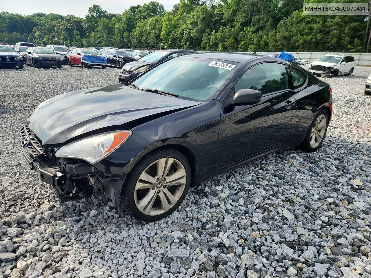2012 Hyundai Genesis Coupe 2.0T VIN: KMHHT6KD4CU070431 Lot: 56573956