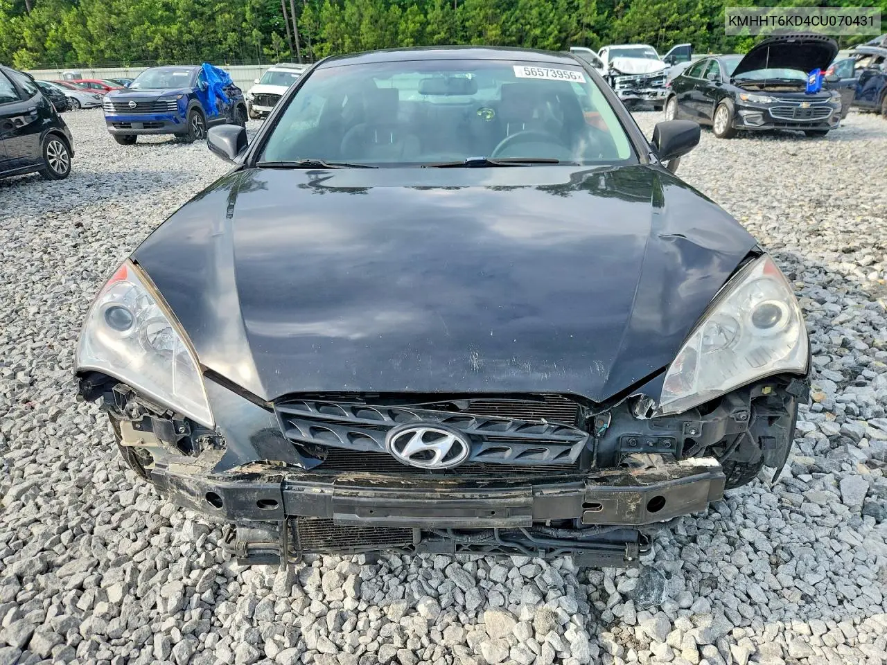 2012 Hyundai Genesis Coupe 2.0T VIN: KMHHT6KD4CU070431 Lot: 56573956