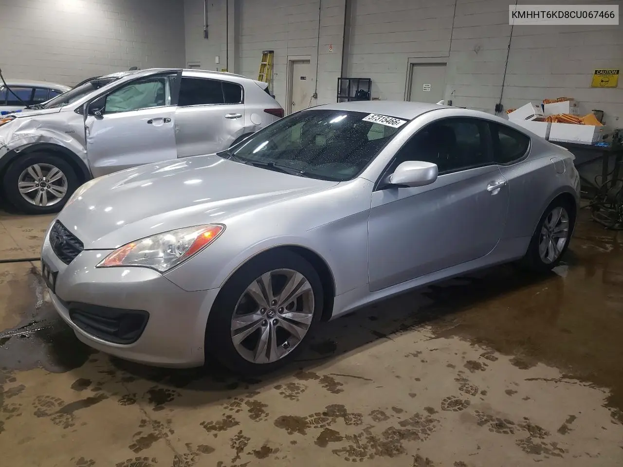 2012 Hyundai Genesis Coupe 2.0T VIN: KMHHT6KD8CU067466 Lot: 57315466