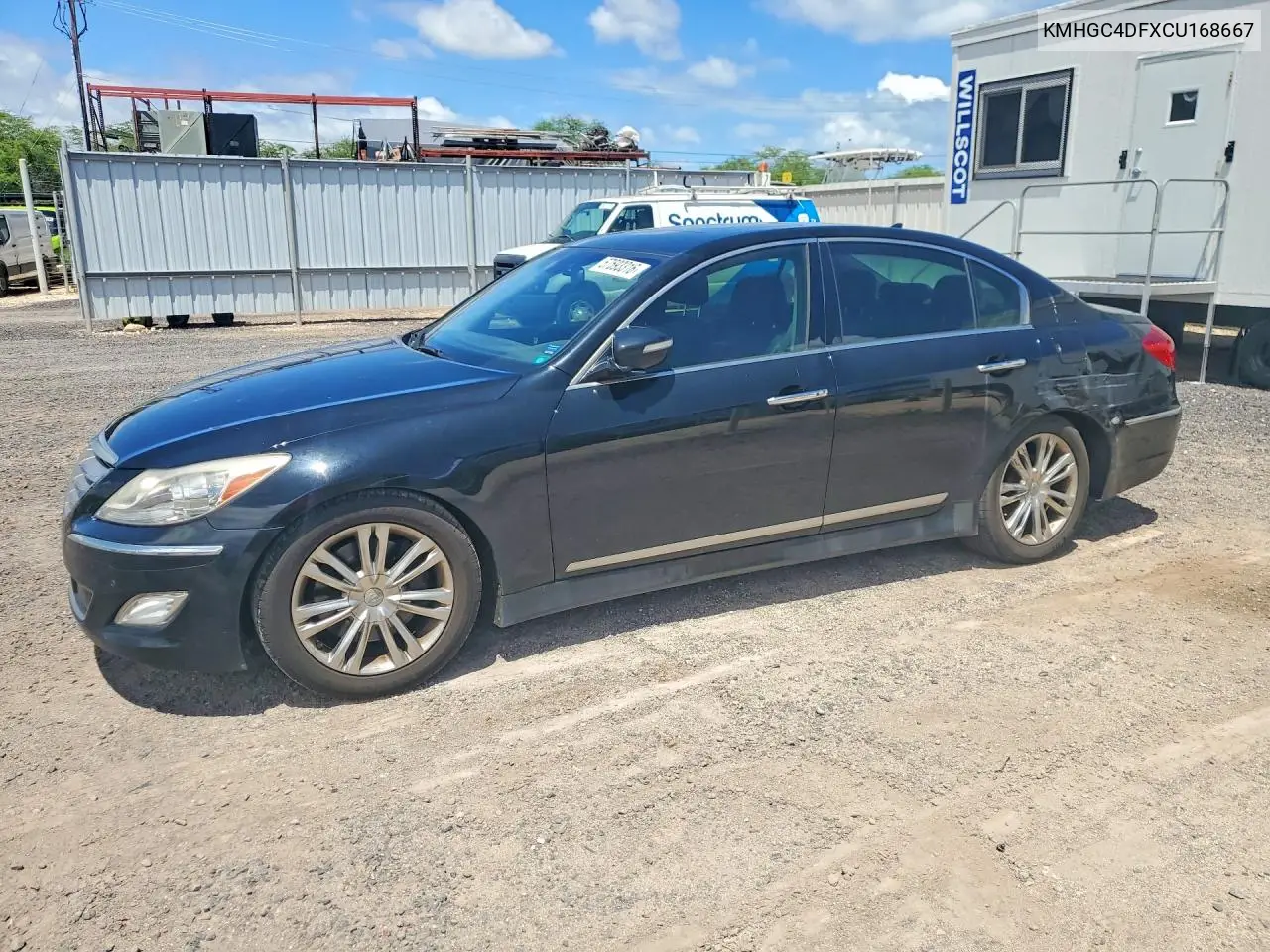2012 Hyundai Genesis 4.6L VIN: KMHGC4DFXCU168667 Lot: 57593316