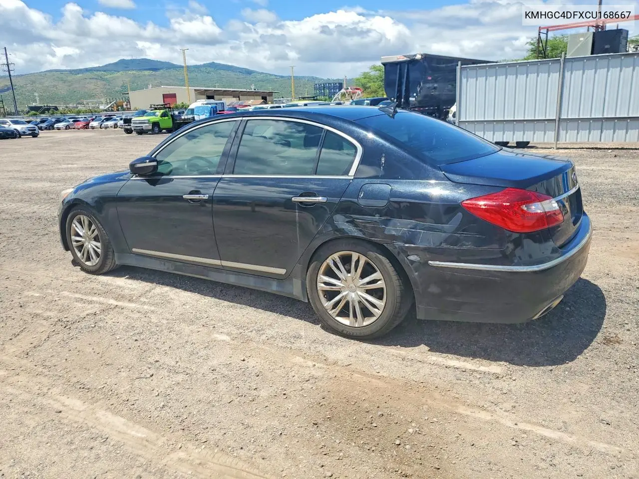 2012 Hyundai Genesis 4.6L VIN: KMHGC4DFXCU168667 Lot: 57593316