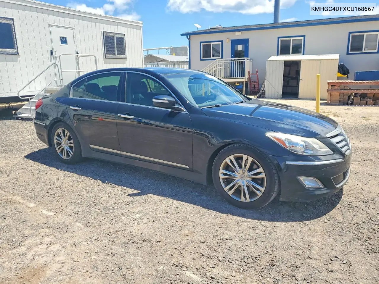 2012 Hyundai Genesis 4.6L VIN: KMHGC4DFXCU168667 Lot: 57593316