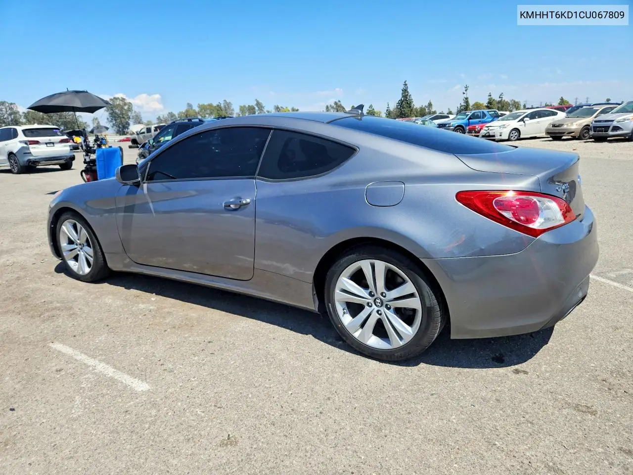 2012 Hyundai Genesis Coupe 2.0T VIN: KMHHT6KD1CU067809 Lot: 57767876