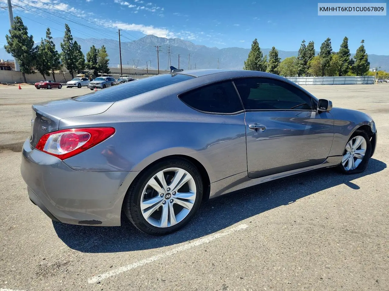 2012 Hyundai Genesis Coupe 2.0T VIN: KMHHT6KD1CU067809 Lot: 57767876