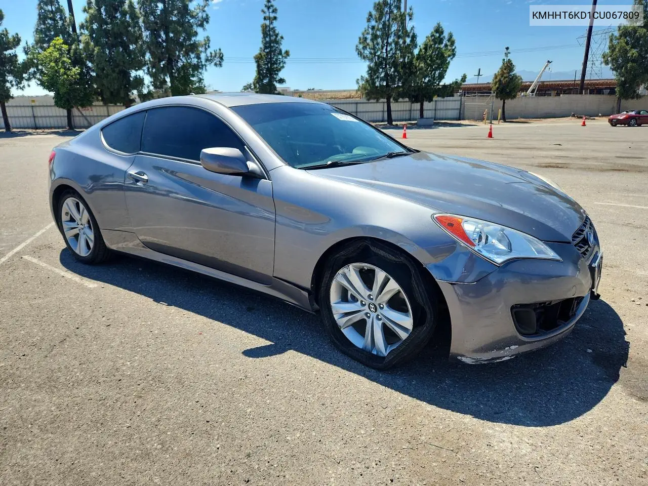 2012 Hyundai Genesis Coupe 2.0T VIN: KMHHT6KD1CU067809 Lot: 57767876