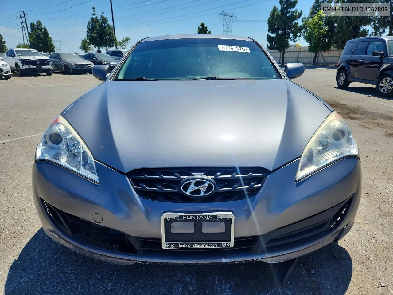 2012 Hyundai Genesis Coupe 2.0T VIN: KMHHT6KD1CU067809 Lot: 57767876