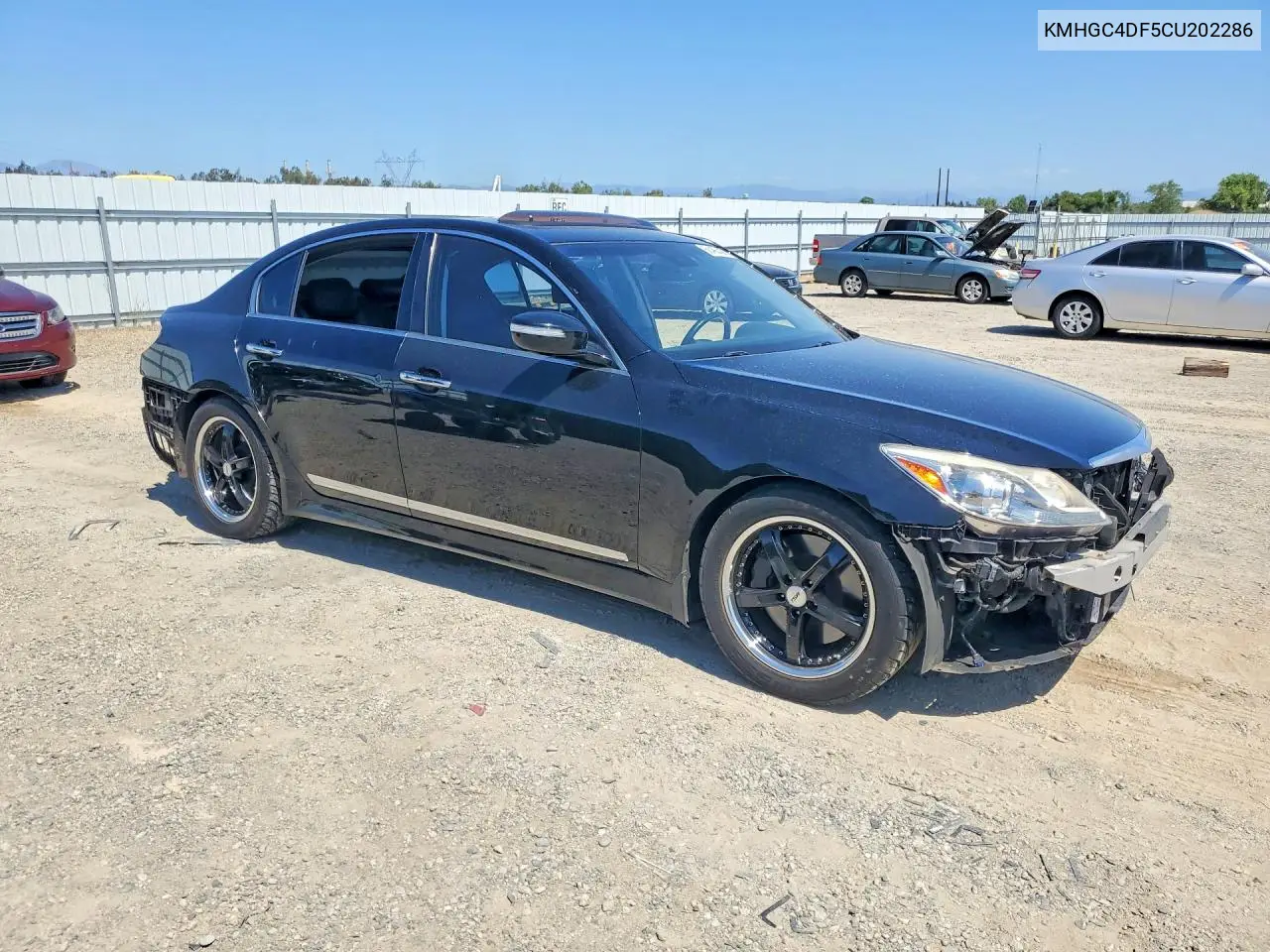 2012 Hyundai Genesis 4.6L VIN: KMHGC4DF5CU202286 Lot: 58466436