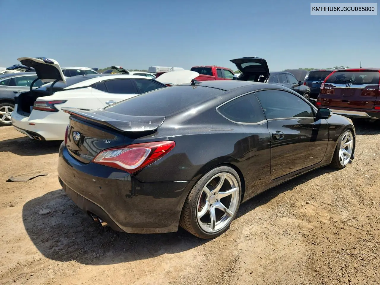 2012 Hyundai Genesis Coupe Gls VIN: KMHHU6KJ3CU085800 Lot: 59263216