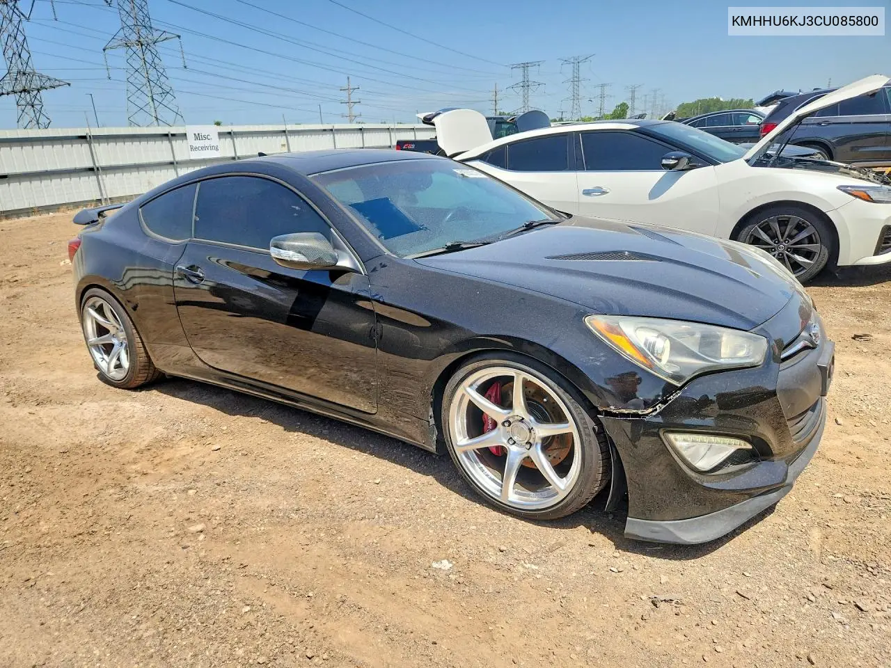 2012 Hyundai Genesis Coupe Gls VIN: KMHHU6KJ3CU085800 Lot: 59263216