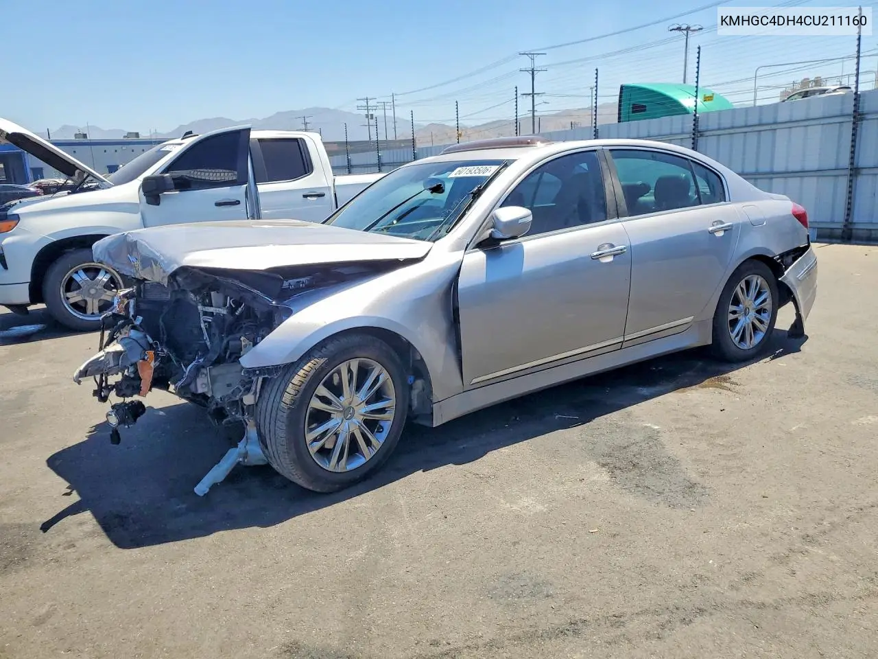 2012 Hyundai Genesis 5.0L VIN: KMHGC4DH4CU211160 Lot: 60193506