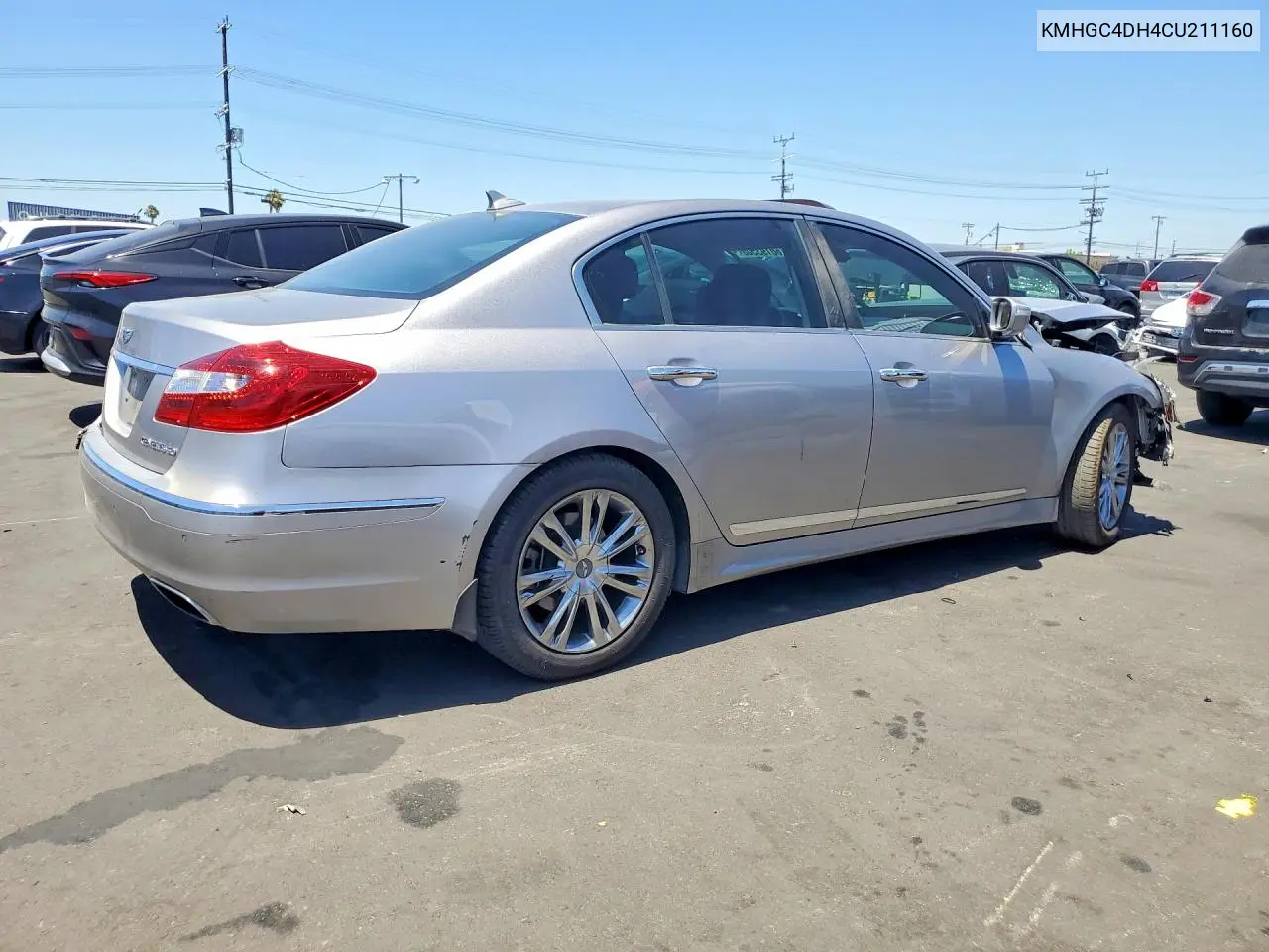 2012 Hyundai Genesis 5.0L VIN: KMHGC4DH4CU211160 Lot: 60193506