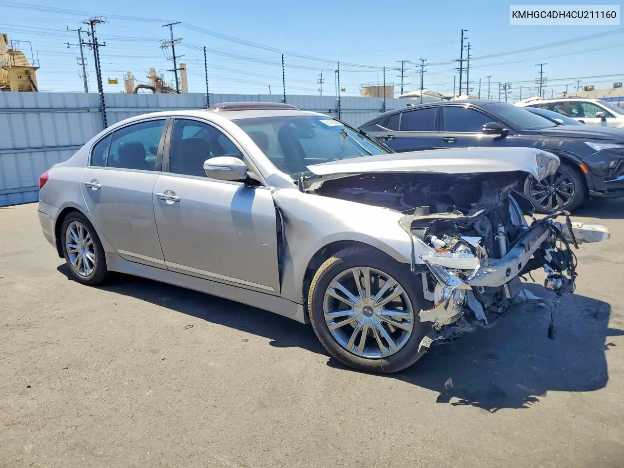 2012 Hyundai Genesis 5.0L VIN: KMHGC4DH4CU211160 Lot: 60193506