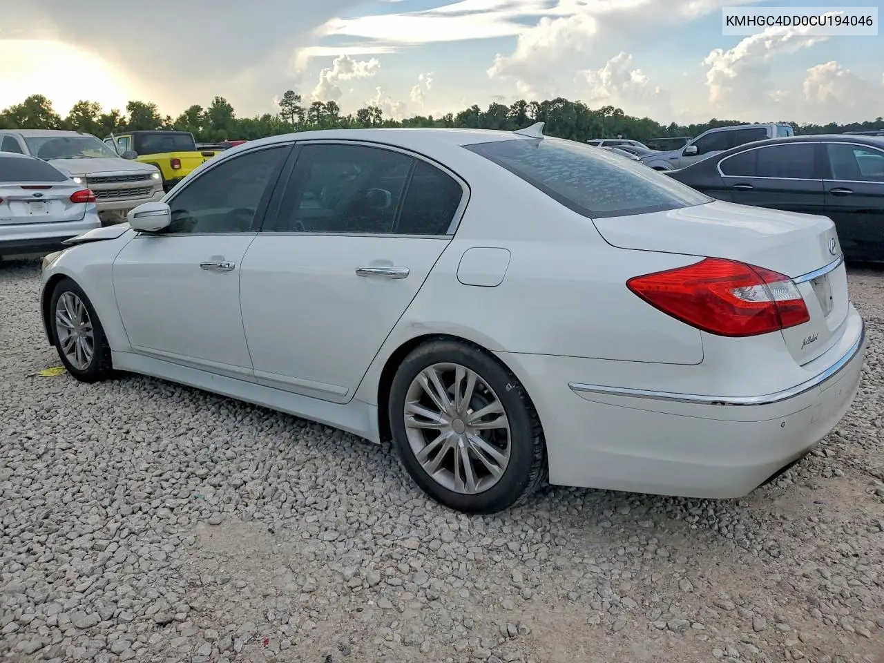 2012 Hyundai Genesis 3.8L VIN: KMHGC4DD0CU194046 Lot: 60272476