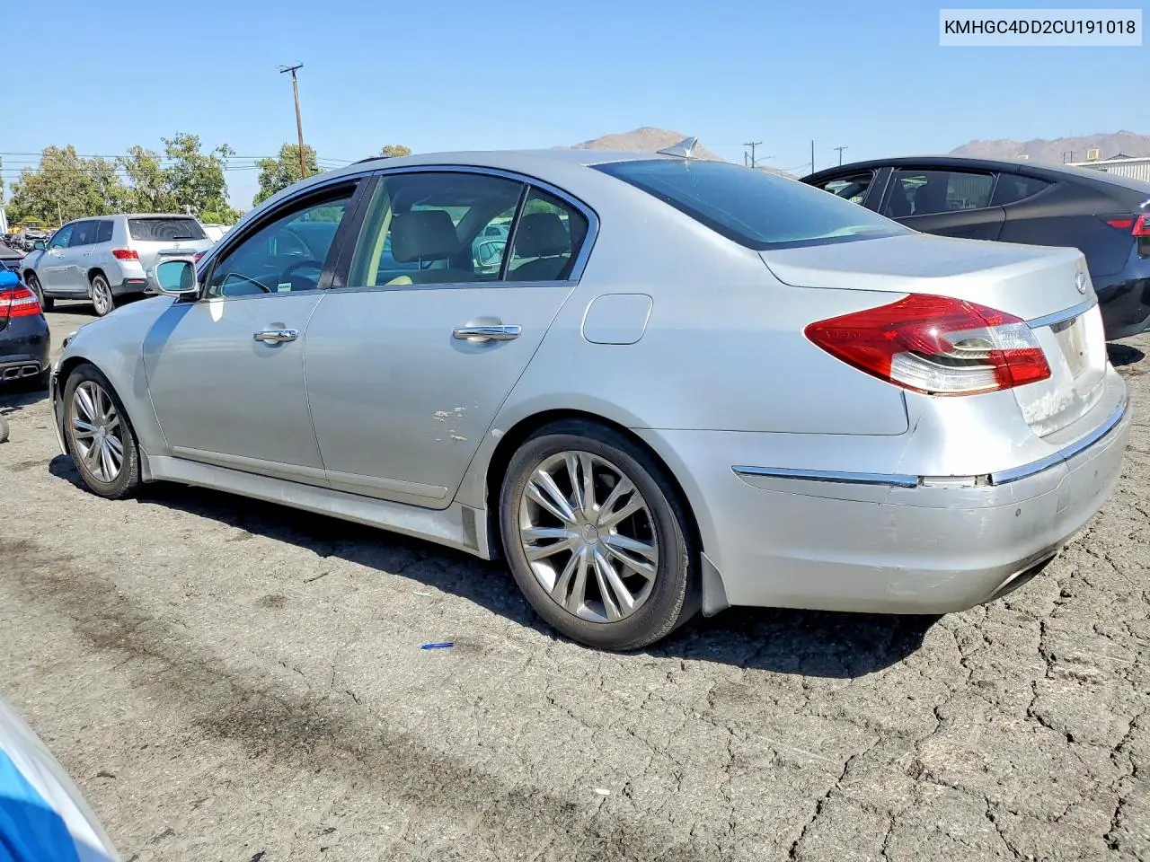 2012 Hyundai Genesis 3.8L VIN: KMHGC4DD2CU191018 Lot: 60453406