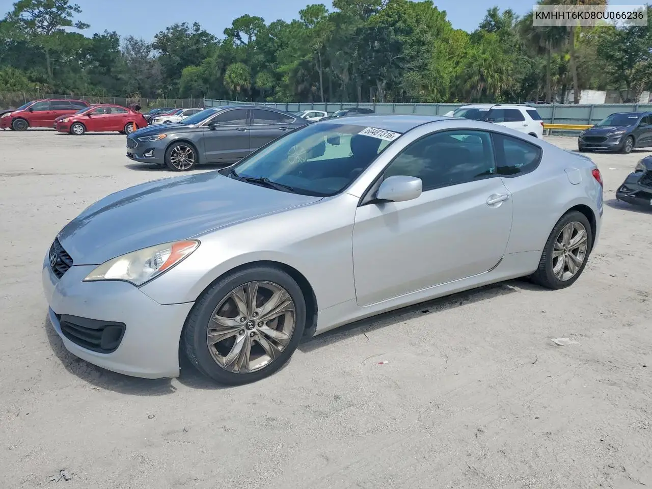 2012 Hyundai Genesis Coupe 2.0T VIN: KMHHT6KD8CU066236 Lot: 60481316