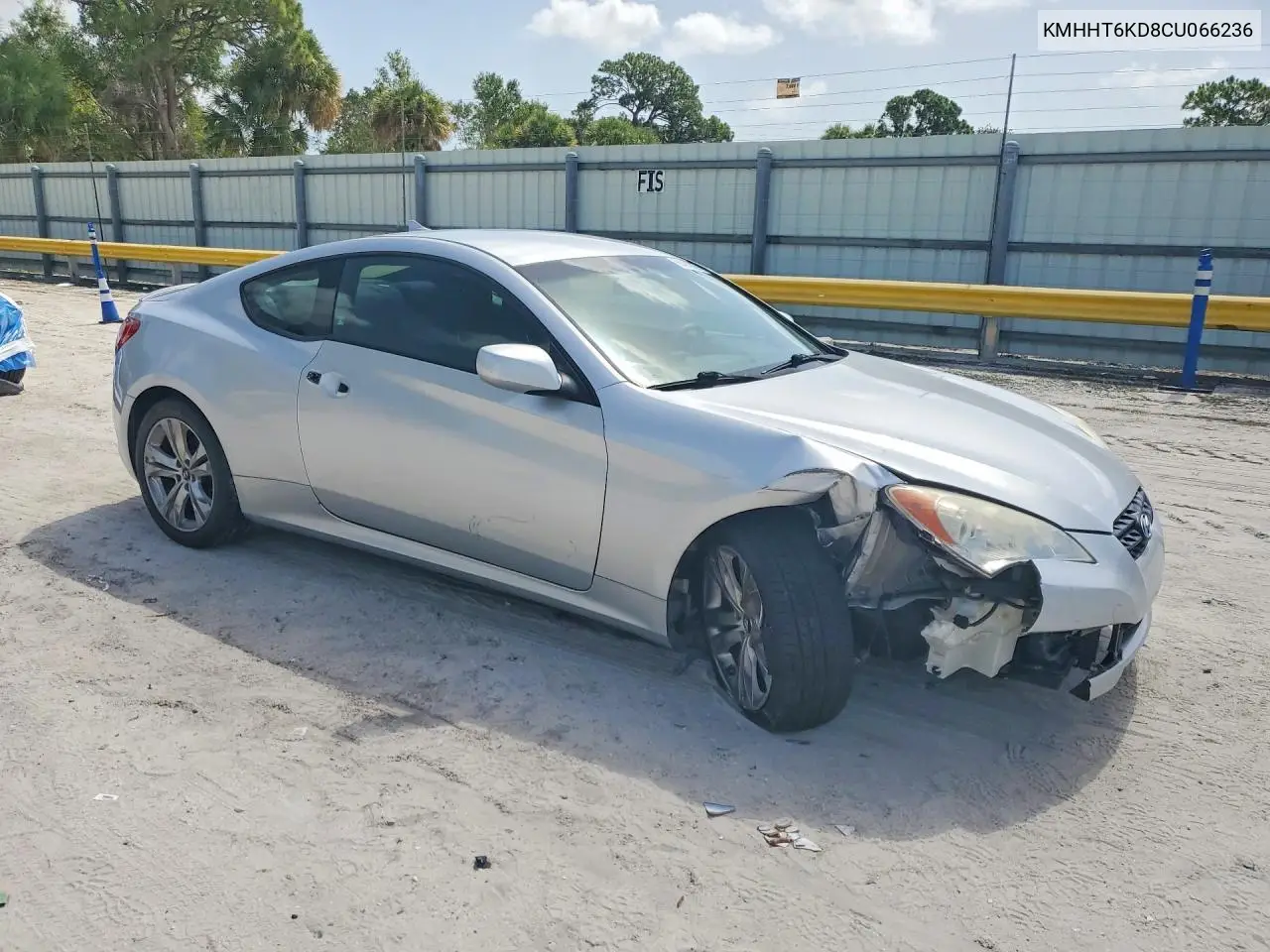 2012 Hyundai Genesis Coupe 2.0T VIN: KMHHT6KD8CU066236 Lot: 60481316