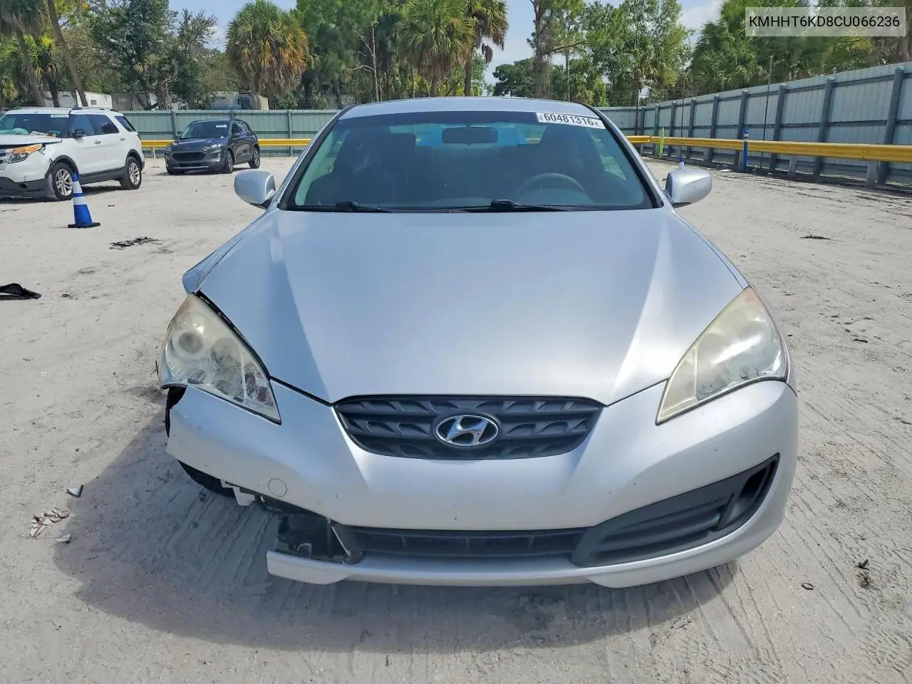 2012 Hyundai Genesis Coupe 2.0T VIN: KMHHT6KD8CU066236 Lot: 60481316