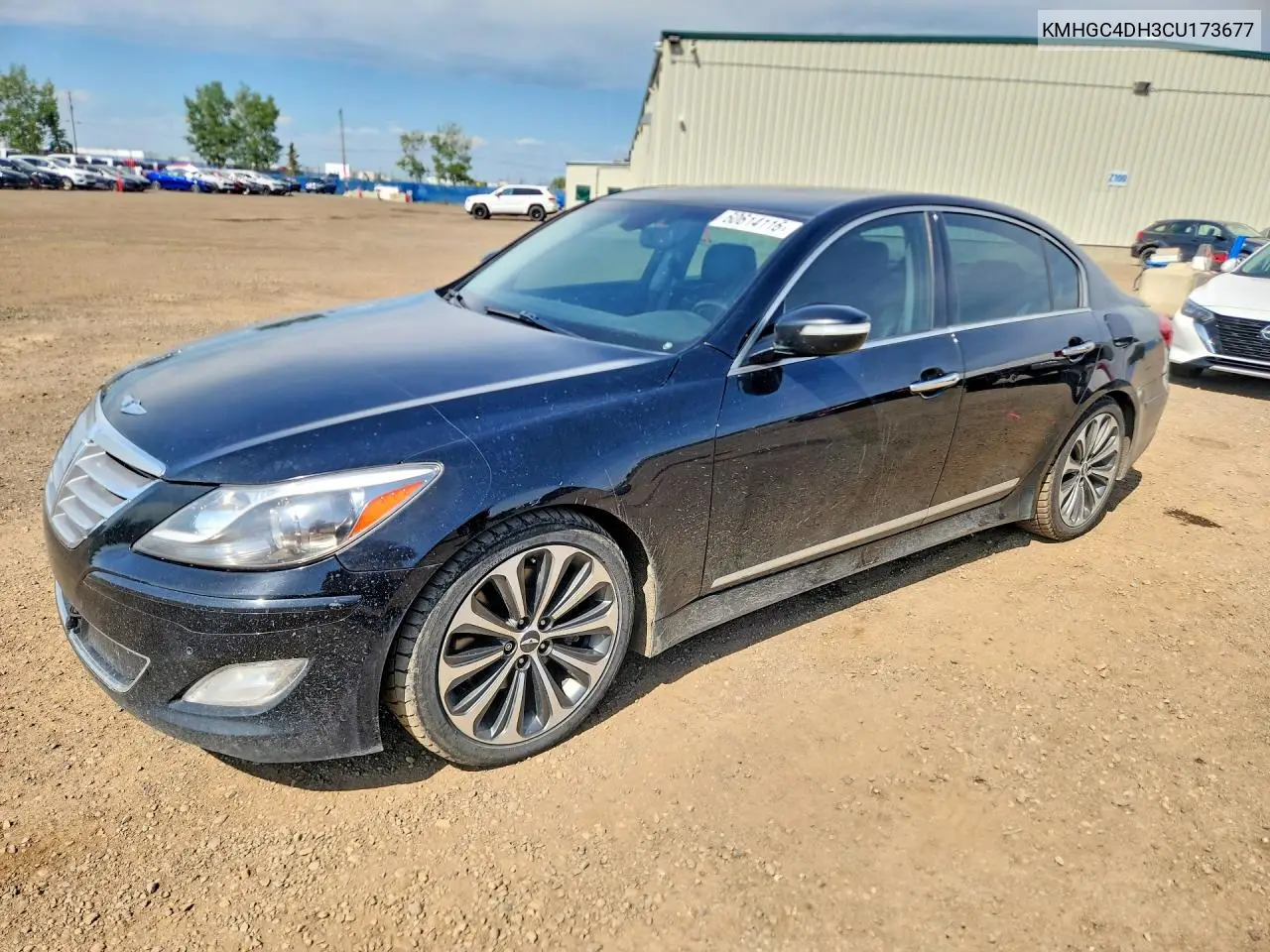 2012 Hyundai Genesis 5.0L VIN: KMHGC4DH3CU173677 Lot: 60614116