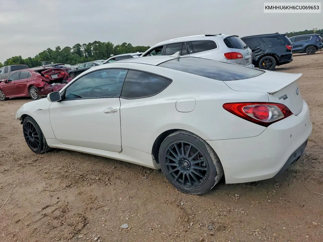 2012 Hyundai Genesis Coupe 3.8L VIN: KMHHU6KH6CU069653 Lot: 60986876