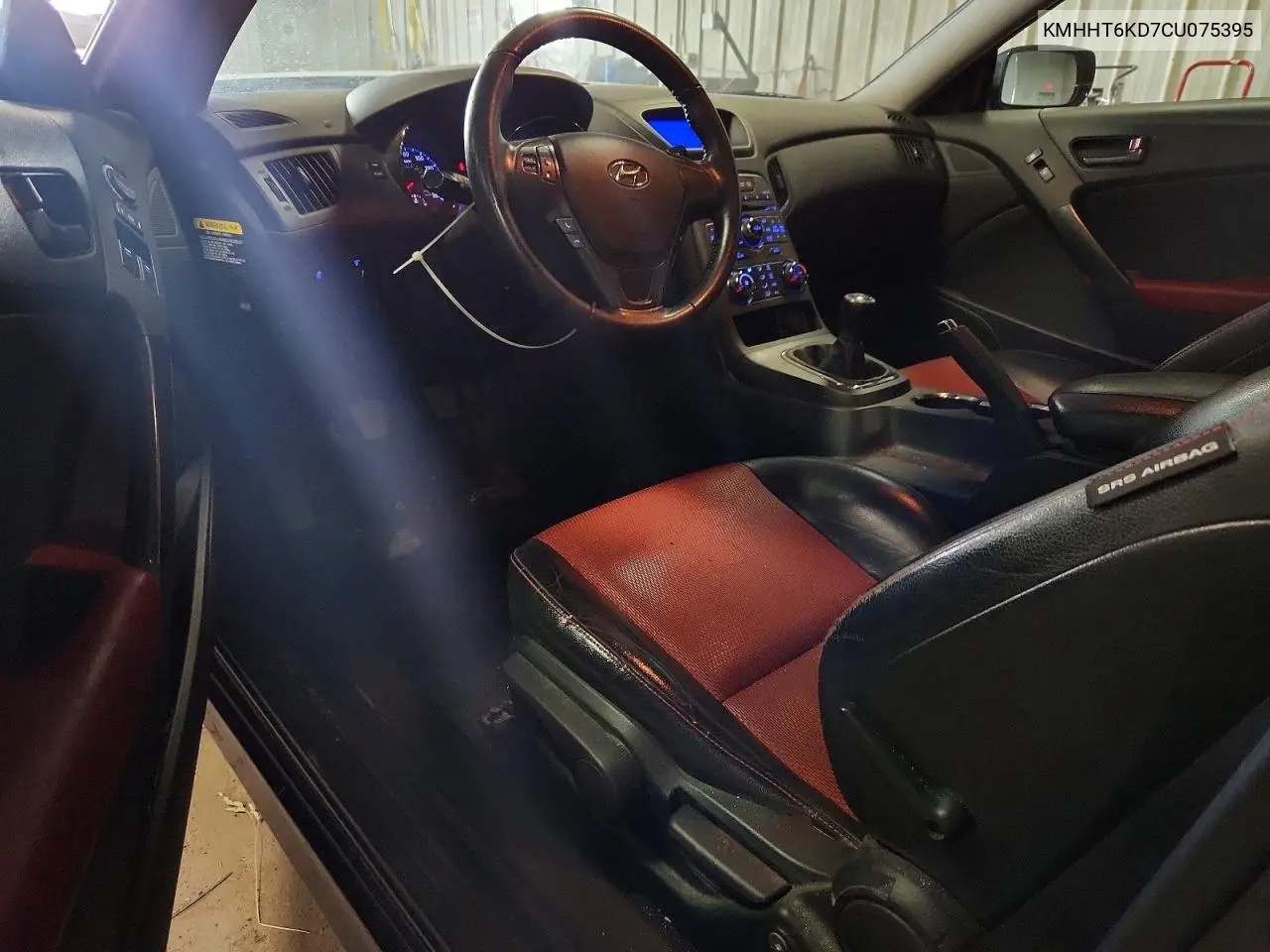 2012 Hyundai Genesis Coupe 2.0T VIN: KMHHT6KD7CU075395 Lot: 61222886