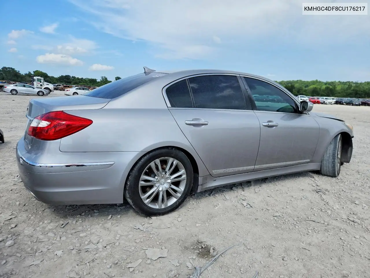 2012 Hyundai Genesis 4.6L VIN: KMHGC4DF8CU176217 Lot: 61374846