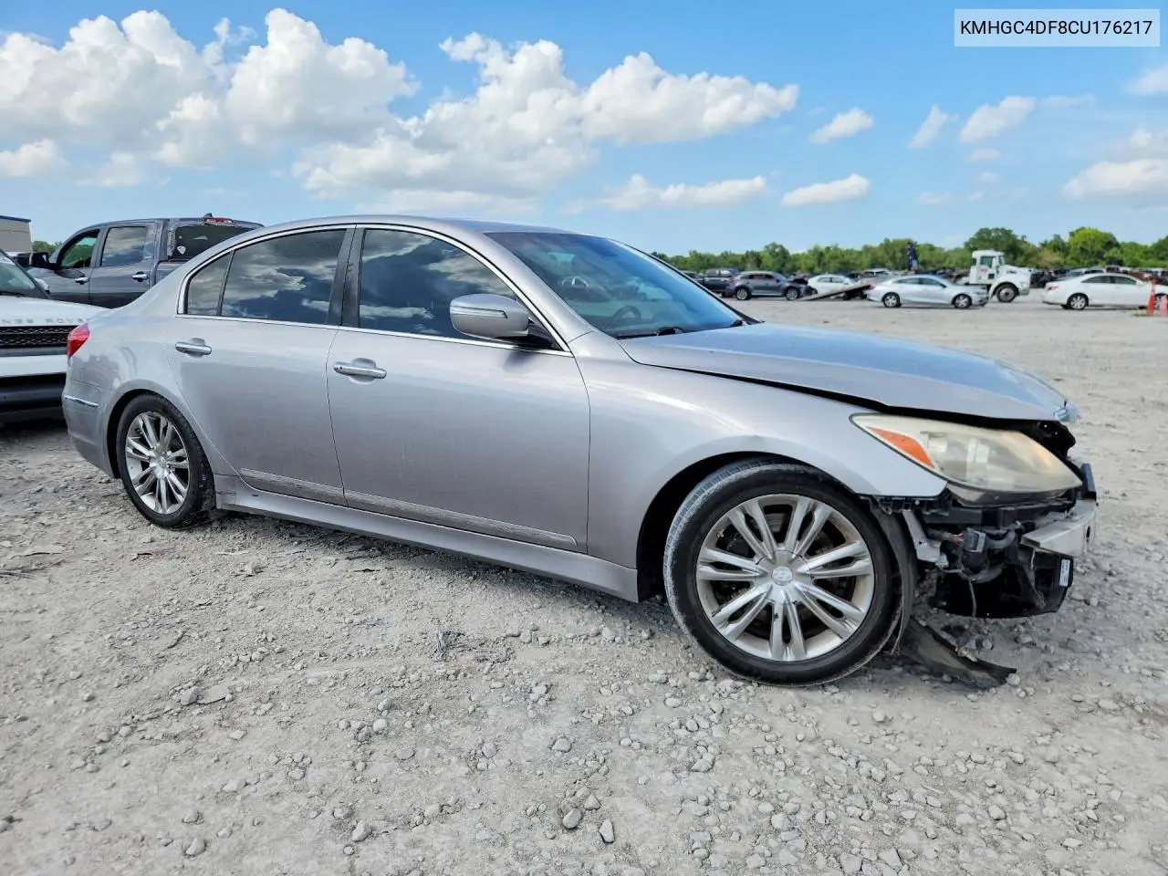2012 Hyundai Genesis 4.6L VIN: KMHGC4DF8CU176217 Lot: 61374846