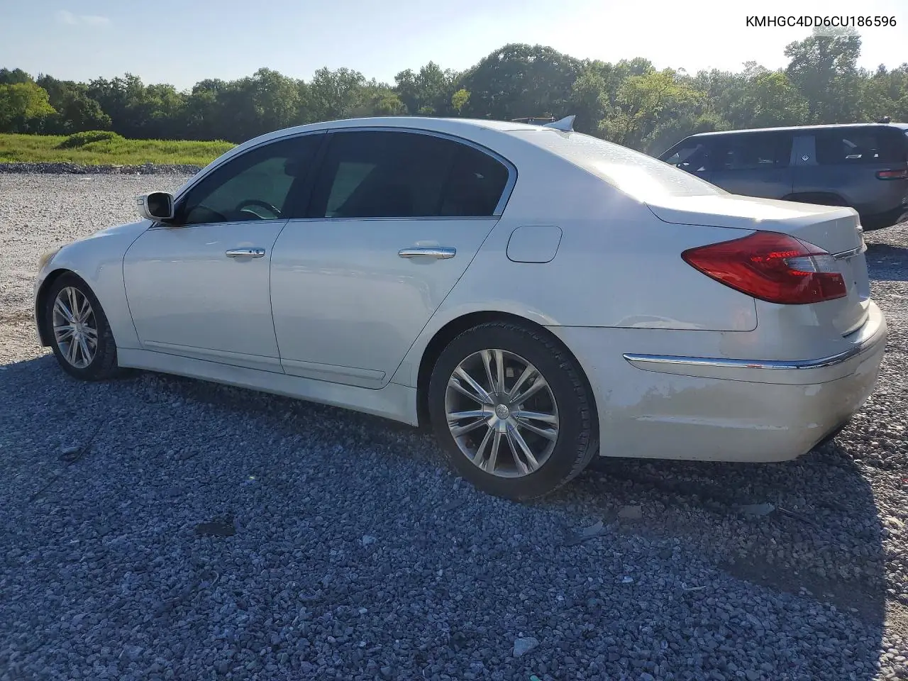 2012 Hyundai Genesis 3.8L VIN: KMHGC4DD6CU186596 Lot: 61719726