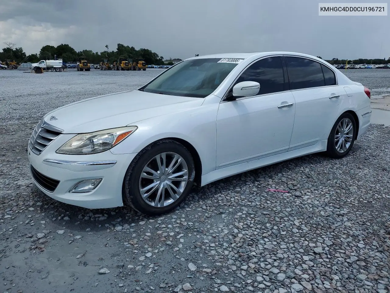 2012 Hyundai Genesis 3.8L VIN: KMHGC4DD0CU196721 Lot: 61783886