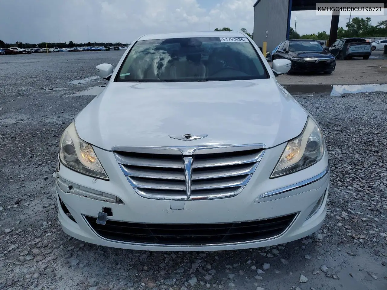 2012 Hyundai Genesis 3.8L VIN: KMHGC4DD0CU196721 Lot: 61783886