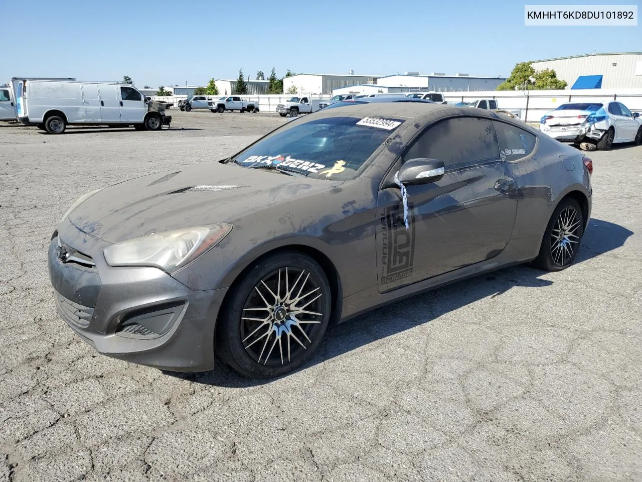 2013 Hyundai Genesis Coupe 2.0T VIN: KMHHT6KD8DU101892 Lot: 53532994