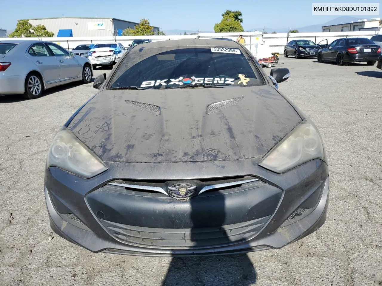 2013 Hyundai Genesis Coupe 2.0T VIN: KMHHT6KD8DU101892 Lot: 53532994