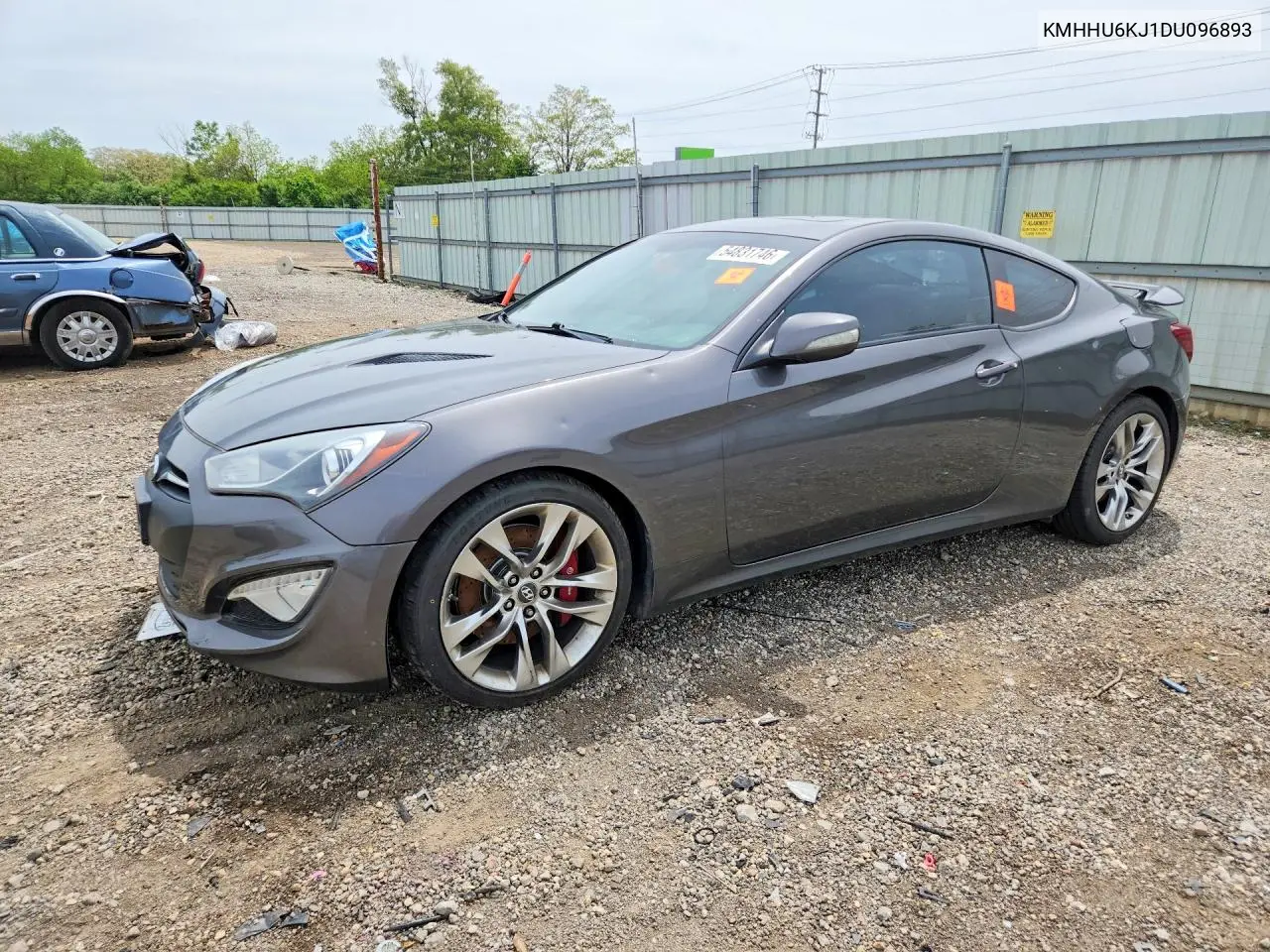 2013 Hyundai Genesis Coupe 3.8L VIN: KMHHU6KJ1DU096893 Lot: 54831746
