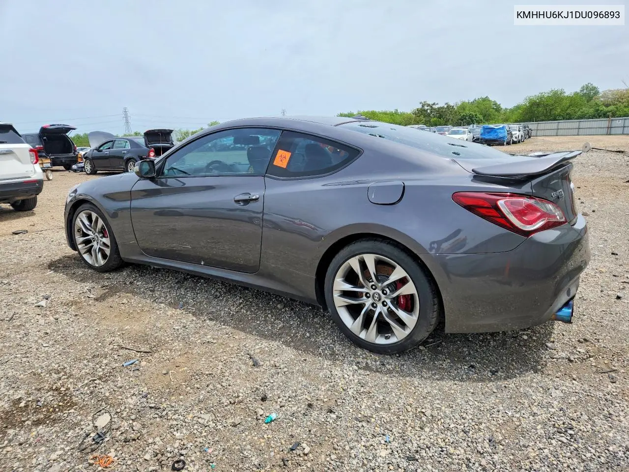 2013 Hyundai Genesis Coupe 3.8L VIN: KMHHU6KJ1DU096893 Lot: 54831746