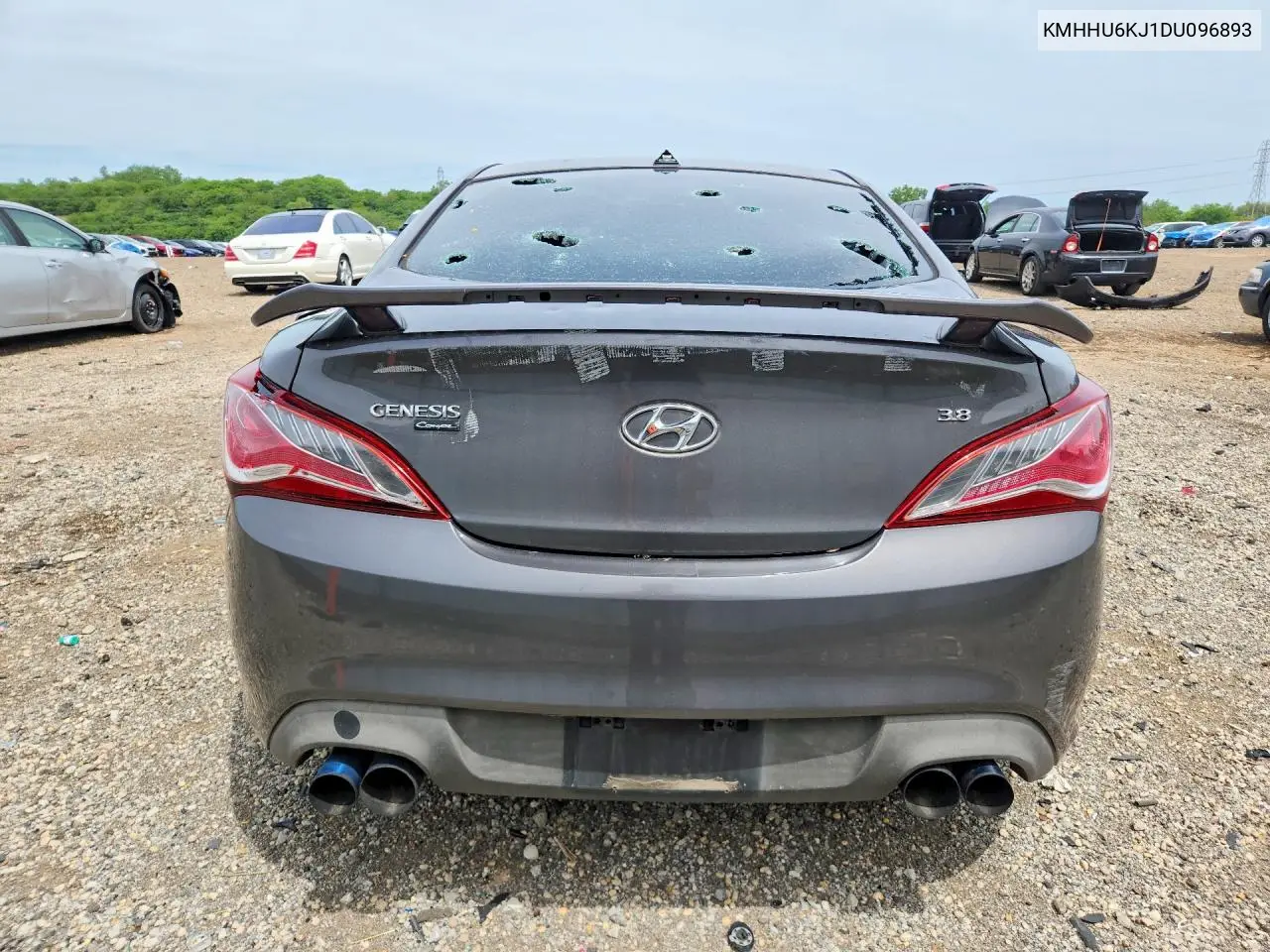2013 Hyundai Genesis Coupe 3.8L VIN: KMHHU6KJ1DU096893 Lot: 54831746